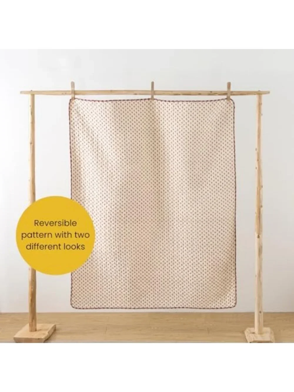 Cozy Cotton Quilted Throw Blanket, 50